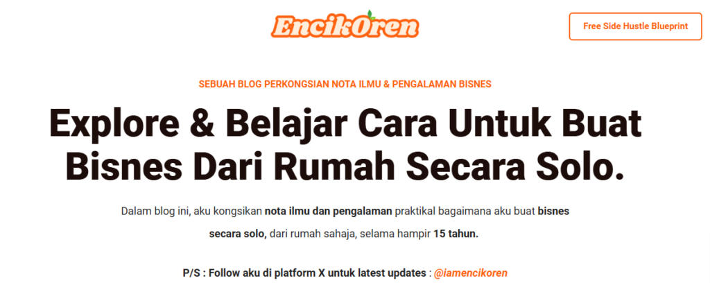 screenshot blog encik oren